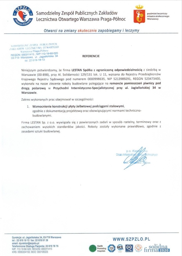 PRZYCHODNIA JAGIELLOŃSKA referencje